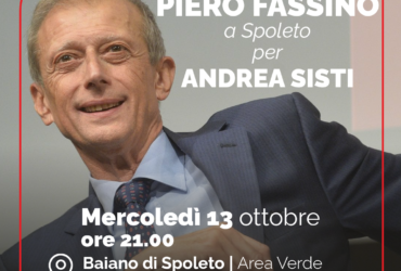 Piero Fassino a Spoleto per Andrea Sisti sindaco